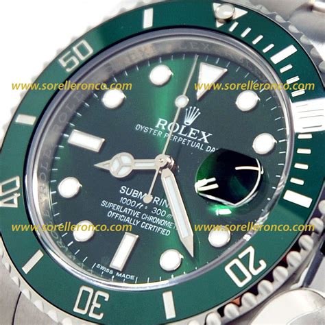 permuta rolex ghiera verde con hulk consigli|rolex hulk submariner dial.